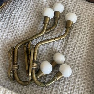 Anthropologie Brass Wall Hooks